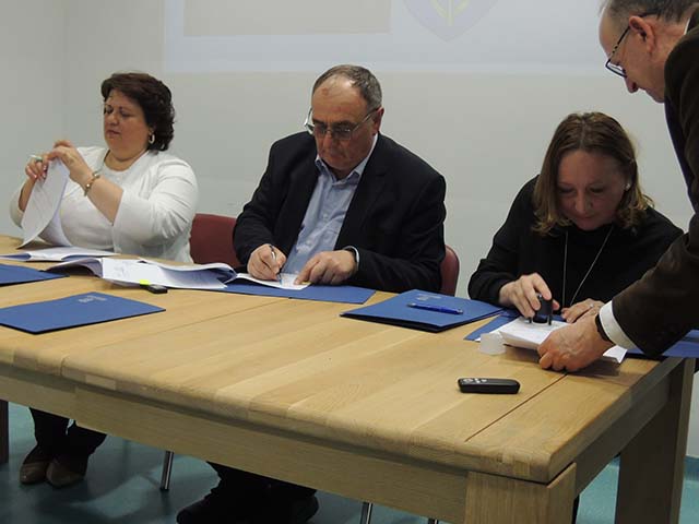 Potpisivanje gospićkog ugovora o suradnji medicinskih ustanova/Snimio Marko Čuljat, Lik@ press                                                                                                                                                            